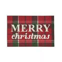 St. Nicholas Square® Merry Christmas Holiday 19.5'' X 30'' Accent Rug