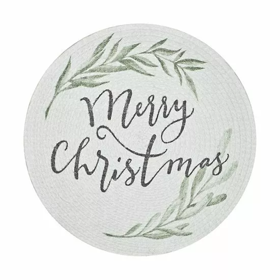 St. Nicholas Square® Braided Merry Christmas Placemat