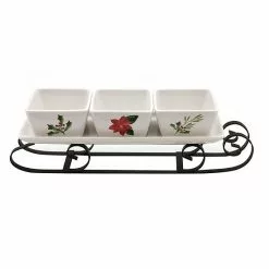 St. Nicholas Square® Humble Estate Ceramic Sled Server