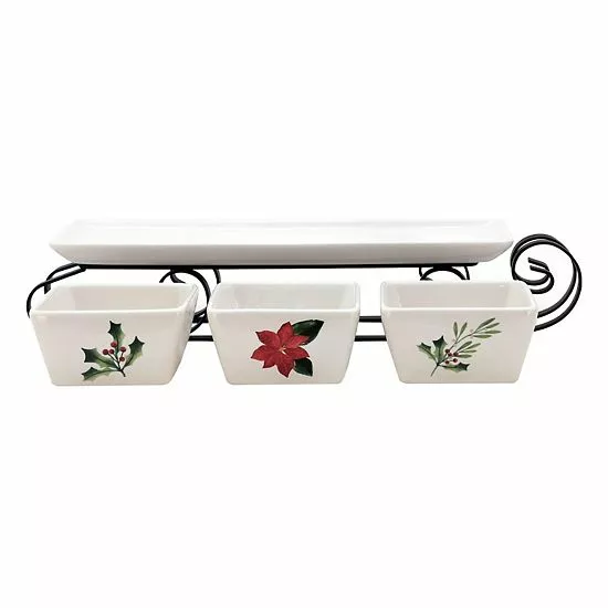 St. Nicholas Square® Humble Estate Ceramic Sled Server - Image 2