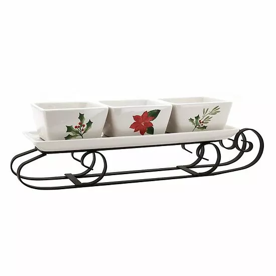 St. Nicholas Square® Humble Estate Ceramic Sled Server - Image 3