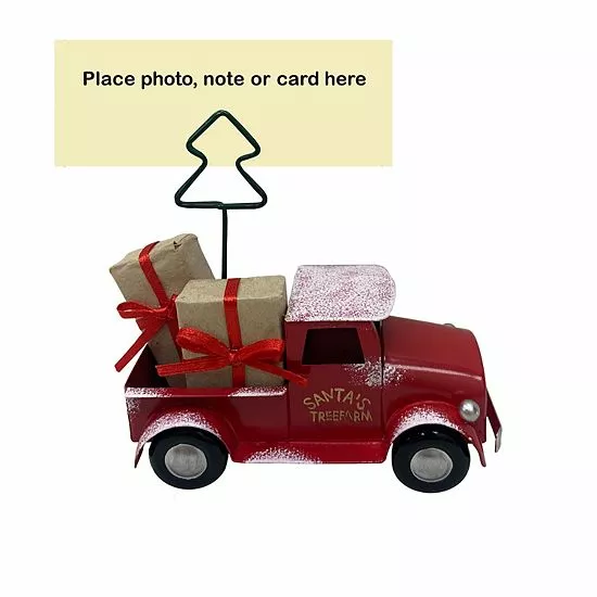 St. Nicholas Square® Red Truck Photo Clip - Image 2