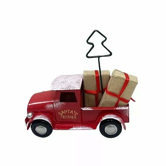 St. Nicholas Square® Red Truck Photo Clip - Image 3
