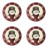 St. Nicholas Square® Yuletide 4-pc. Melamine Salad Plate Set