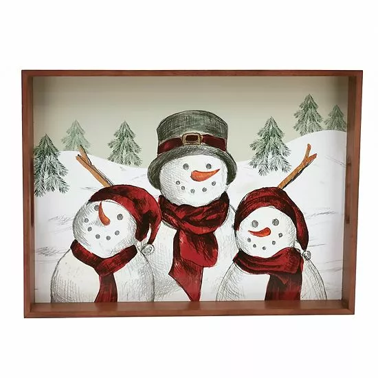 St. Nicholas Square® Yuletide Serving Tray With Handles