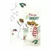 St. Nicholas Square® Sandy Snowman Kitchen Towel 2-pk.