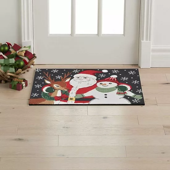 St. Nicholas Square® Santa Friends Holiday 19.5'' X 30'' Accent Rug - Image 2