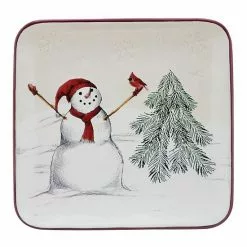 St. Nicholas Square® Yuletide Square Salad Plate