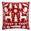 St. Nicholas Square® Folklore Deer Throw Pillow