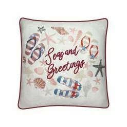 St. Nicholas Square® Seas & Greetings Throw Pillow
