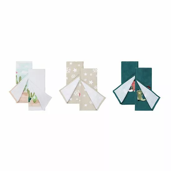 St. Nicholas Square® Texas Holiday Kitchen Towel 6-pk. - Image 2