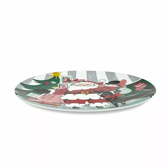 St. Nicholas Square® Merry Merry 4-pc. Dinner Plate Set - Image 3