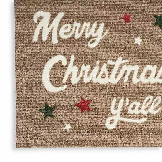 St. Nicholas Square® Merry Christmas Y'all Holiday 19.5'' X 30'' Accent Rug - Image 5