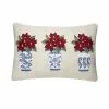 St. Nicholas Square® Poinsettia Throw Pillow