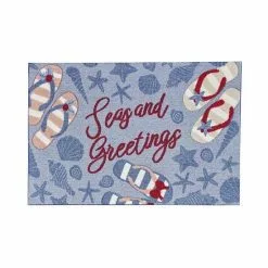 St. Nicholas Square® Seas & Greetings Holiday 19.5'' X 30'' Accent Rug