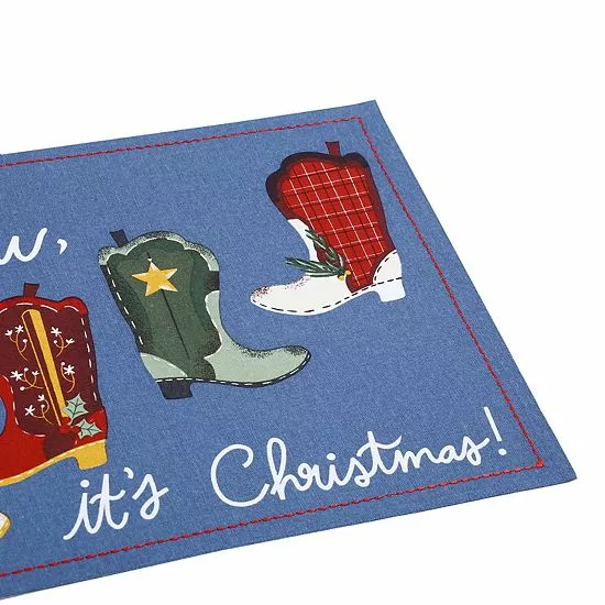 St. Nicholas Square® Yeehaw Christmas Placemat - Image 2