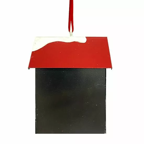 St. Nicholas Square® LED Black House Christmas Ornament - Image 2