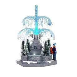 St. Nicholas Square® Village Light-Up Fountain