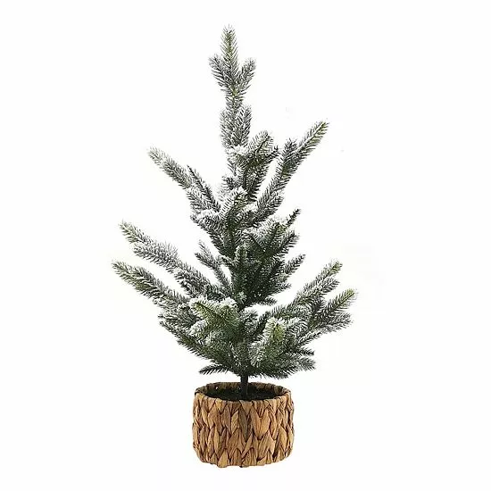 St. Nicholas Square® Flocked Pine Tree Floor Decor - Image 2