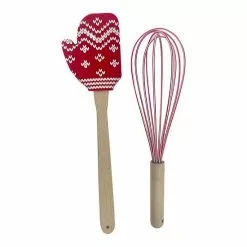 St. Nicholas Square® Yuletide 2-pc. Mitten Spatula & Whisk Set