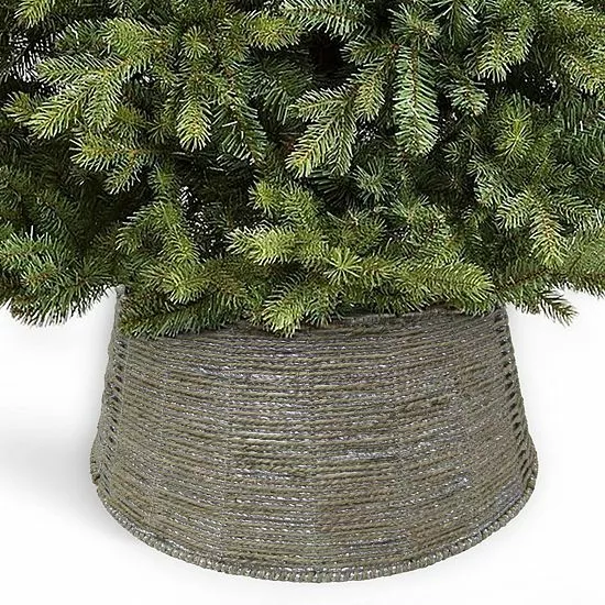St. Nicholas Square® Tree Collar In Natural Lurex