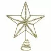 St. Nicholas Square® Iron Wire Star With Pinewood Beads Tree Topper