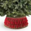 St. Nicholas Square® Tree Collar With Red Fringe