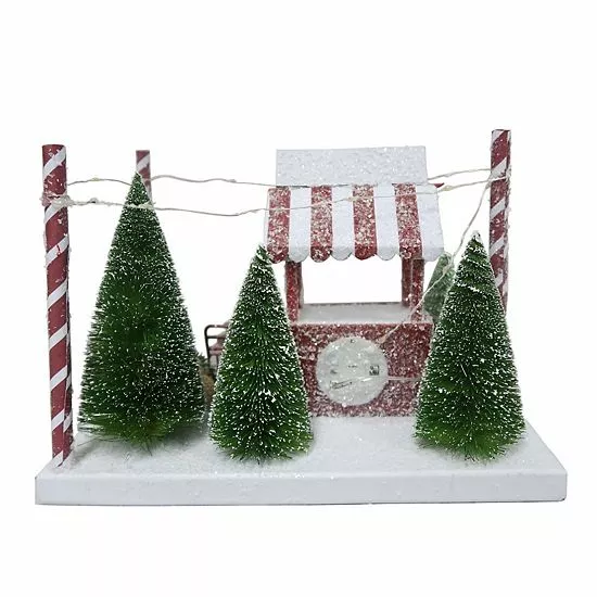 St. Nicholas Square® LED Paper Tree Farm Table Decor - Image 3