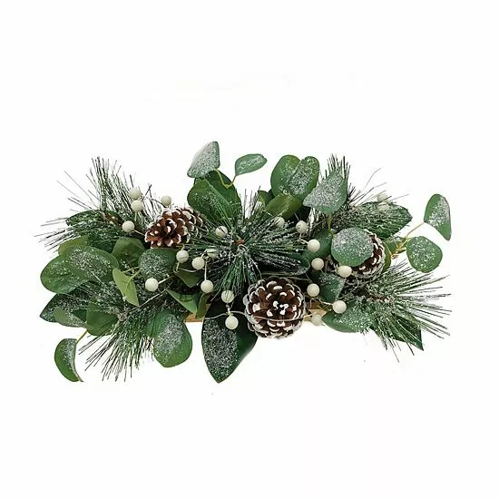St. Nicholas Square® Pre-Lit Artificial Berry Greenery Table Decor - Image 3