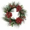 St. Nicholas Square® Artificial Hydrangea Pine Wreath
