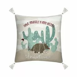 St. Nicholas Square® Festive Armadillo Throw Pillow