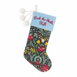 St. Nicholas Square® Deck The Halls Y'all Southern Stocking