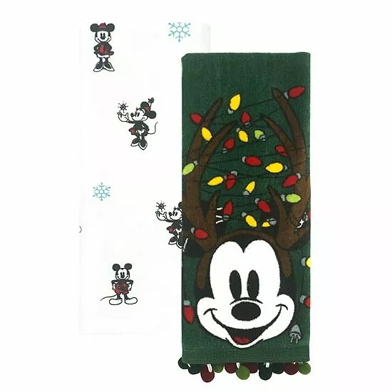 Disney's Mickey Mouse Antlers Kitchen Towel 2-pk. By St. Nicholas Square®
