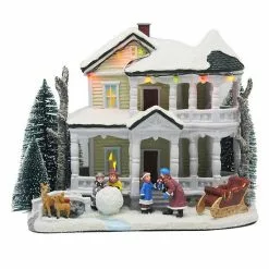 St. Nicholas Square® Village White Christmas House