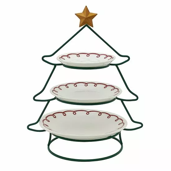 St. Nicholas Square® Memory Lane Christmas Tree 3-Tier Server