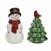 St. Nicholas Square® Yuletide Snowman Salt & Pepper Shaker Set