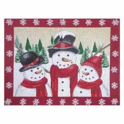 St. Nicholas Square® Yuletide Snowman Tapestry Placemat