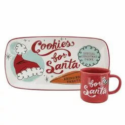 St. Nicholas Square® Memory Lane Cookies For Santa Cookie Plate & Mug Set