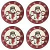 St. Nicholas Square® Yuletide 4-pc. Melamine Dinner Plate Set