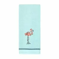 St. Nicholas Square® Coastal Flamingo Lights Hand Towel