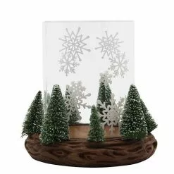 St. Nicholas Square® Glass Hurricane