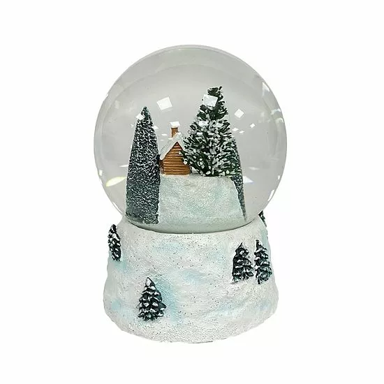 St. Nicholas Square® Winter Scene Musical Snow Globe Table Decor - Image 2
