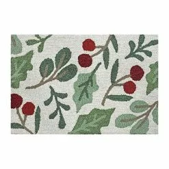 St. Nicholas Square® Holy Berry Hooked 20'' X 30'' Rug