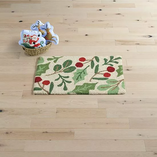 St. Nicholas Square® Holy Berry Hooked 20'' X 30'' Rug - Image 2