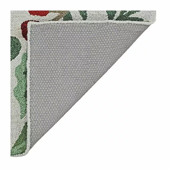 St. Nicholas Square® Holy Berry Hooked 20'' X 30'' Rug - Image 3