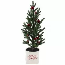 St. Nicholas Square® Merry Bright Artificial Christmas Tree Floor Decor