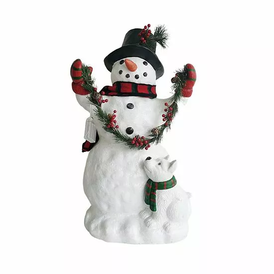 St. Nicholas Square® Large LED Snowman Table Decor - Image 2