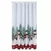 St. Nicholas Square® Yuletide Snowman Shower Curtain