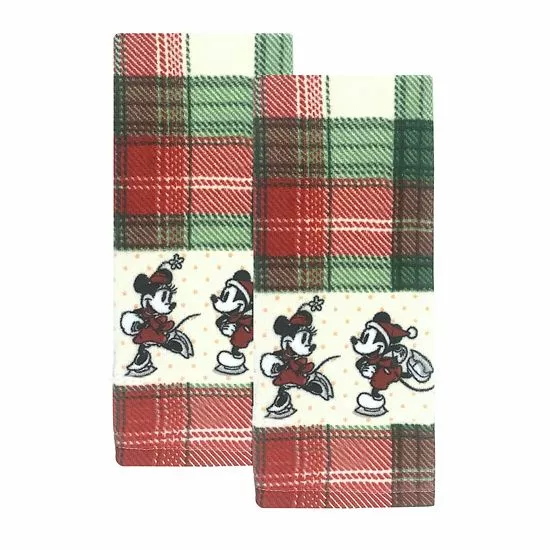 Disney's Mickey Minnie Skating Kitchen Towel 2-pk. By St. Nicholas Square®