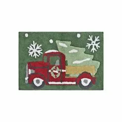 St. Nicholas Square® Truck & Christmas Tree Rug